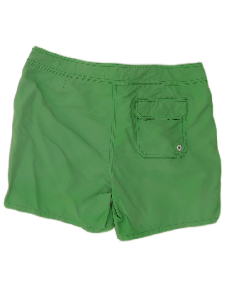 ABERCROMBIE & FITCH Short de bain XL pour homme en nylon vert