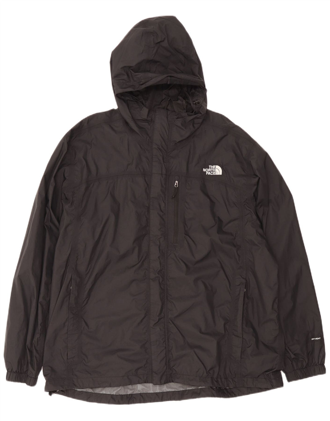 The North Face Veste de pluie à capuche pour femme UK 44 2XL Noir Polyester
