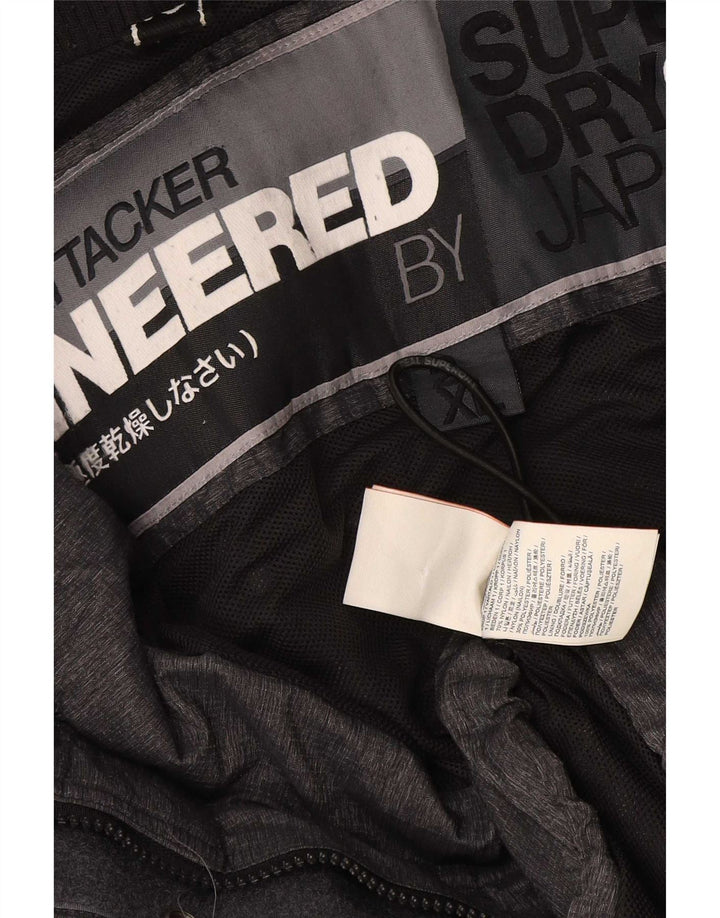 Superdry Veste coupe-vent homme UK 44 2XL Noir Polyester
