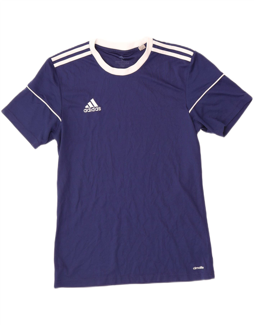 ADIDAS Mens Climalite T-Shirt Top Small Navy Blue