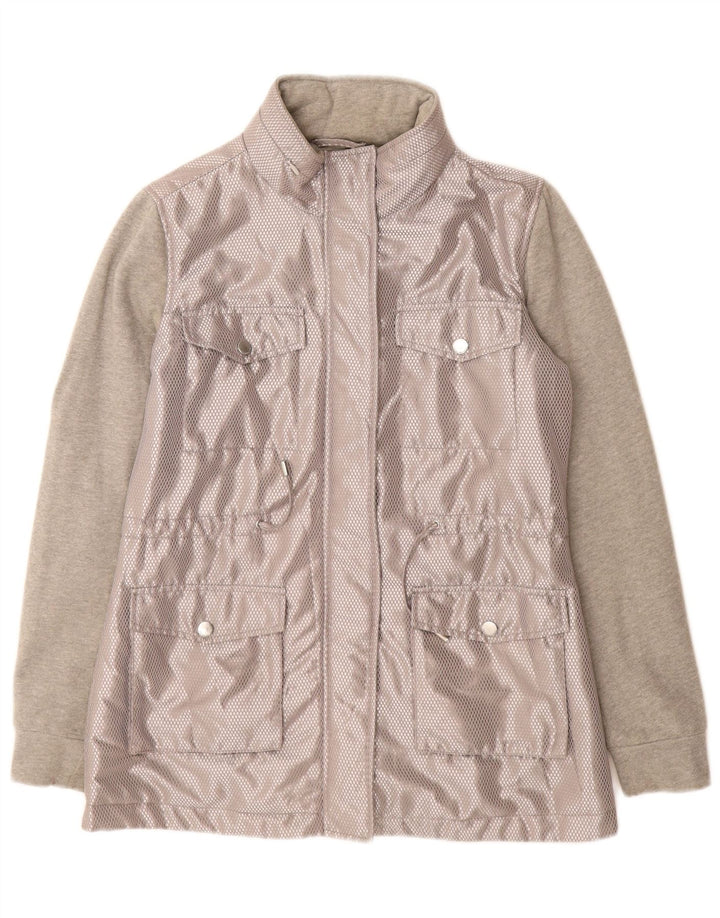 Trussardi Jeans Veste Utility Femme IT 40 Small Gris Polyester