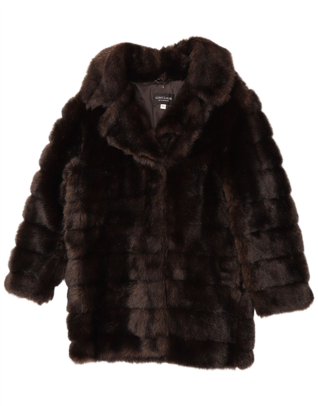Sinclair Manteau en fausse fourrure pour femme EU 38/40 Modacryl marron moyen