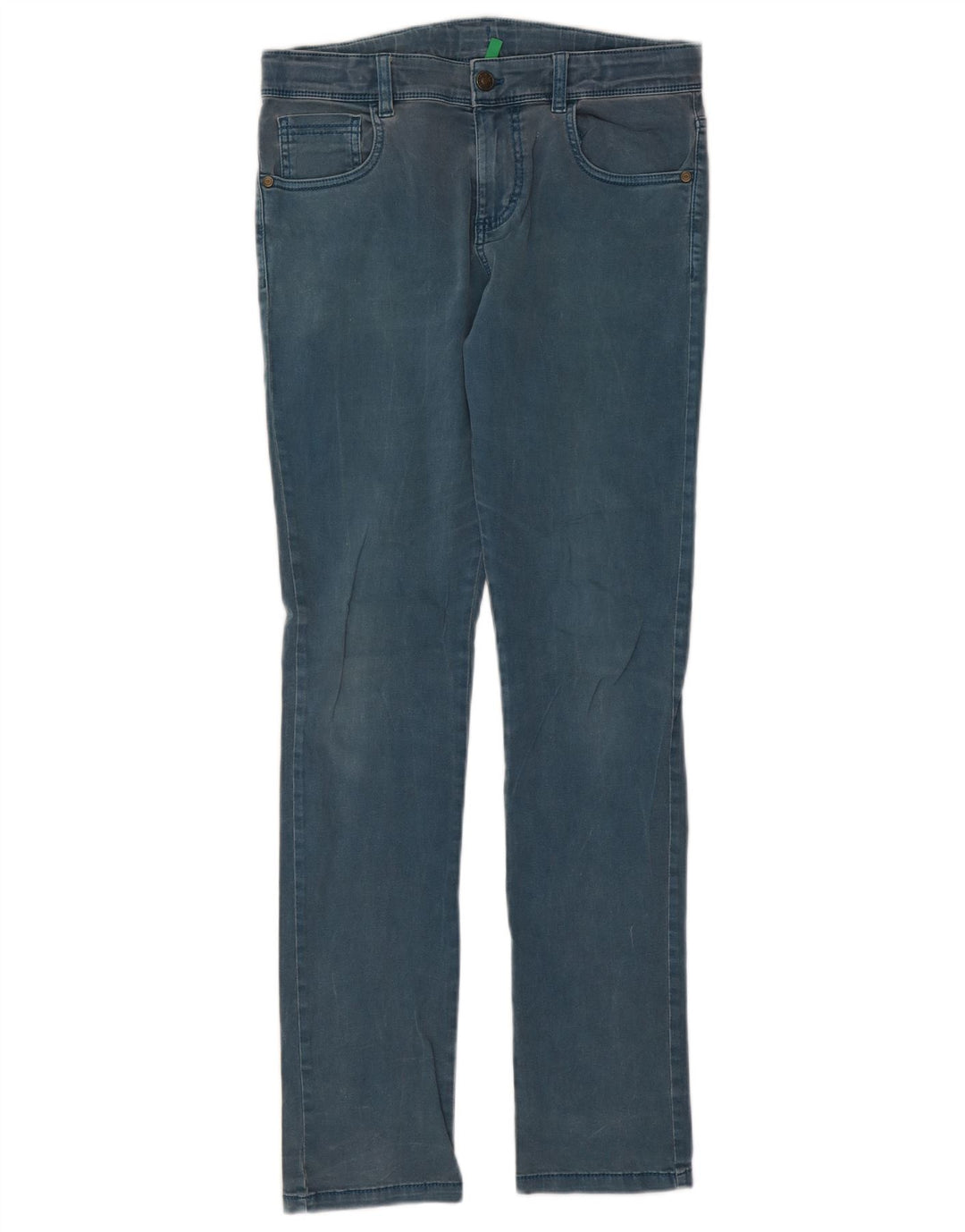 Benetton Jean Slim Garçon 15-16 ans W30 L31 Bleu
