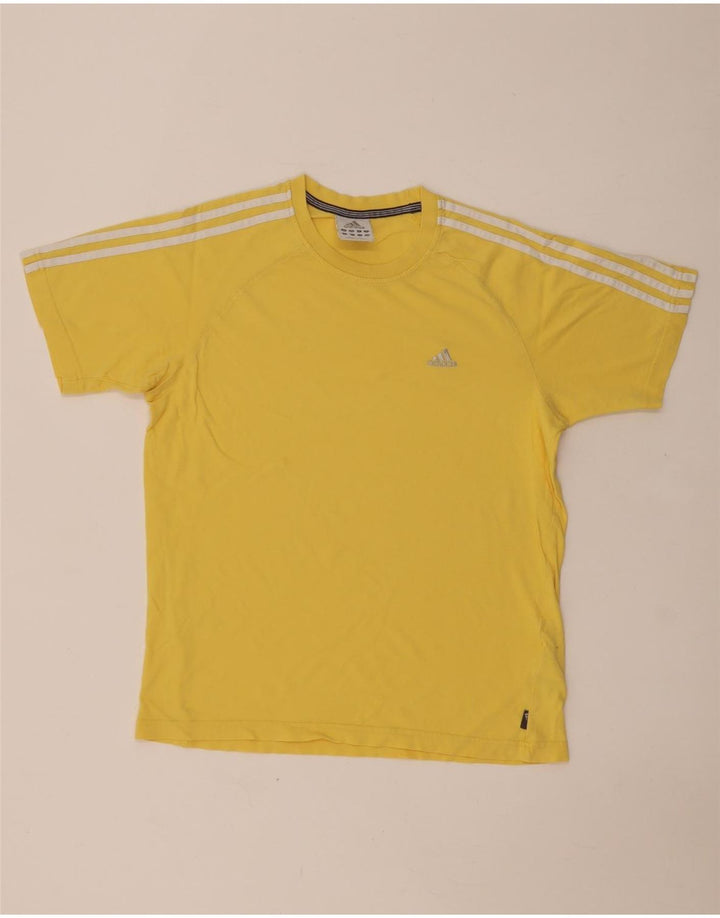 Adidas T-Shirt Homme Haut Petit Jaune Coton