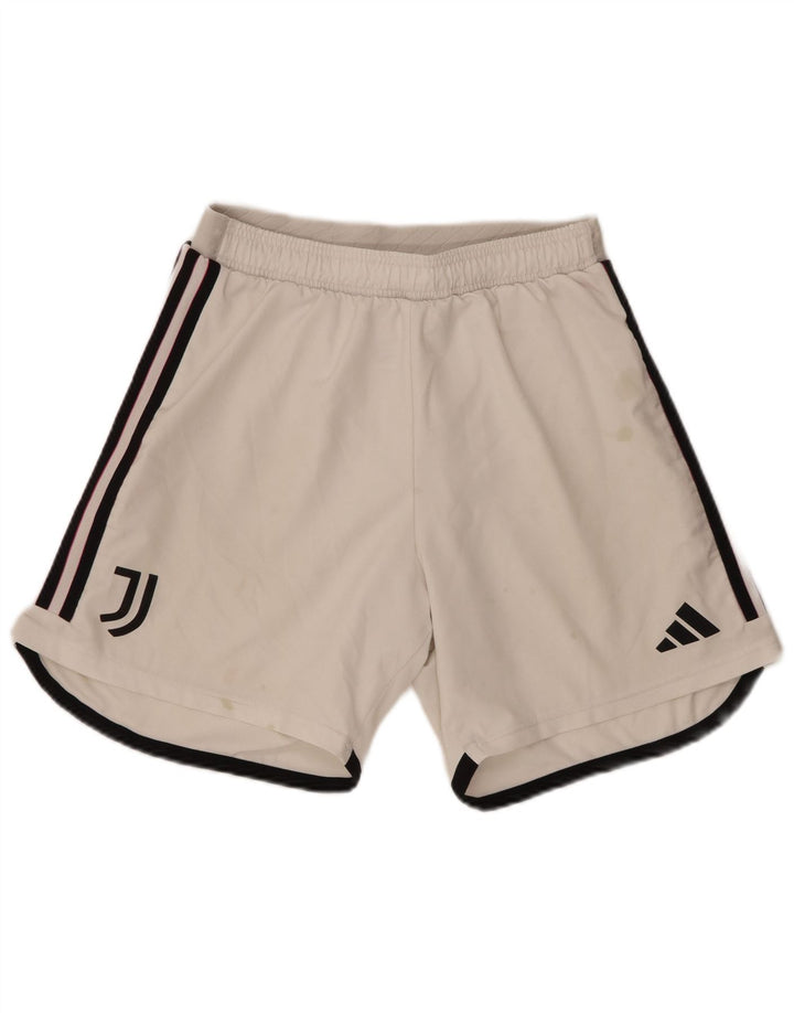 Adidas Short de Sport Juventus Homme Blanc Moyen Polyester