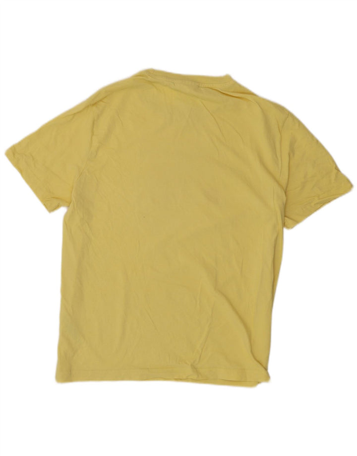 Think Pink T-Shirt Graphique Homme Top IT 48 Coton Jaune Moyen
