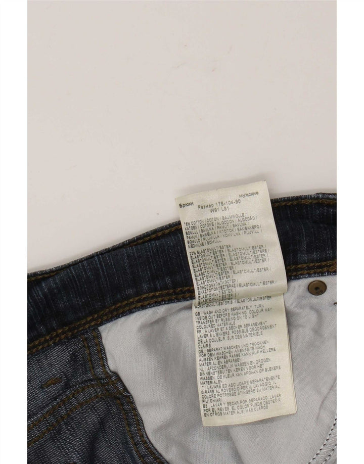 Wrangler Jean droit coupe droite W36 L32 en coton bleu pour homme