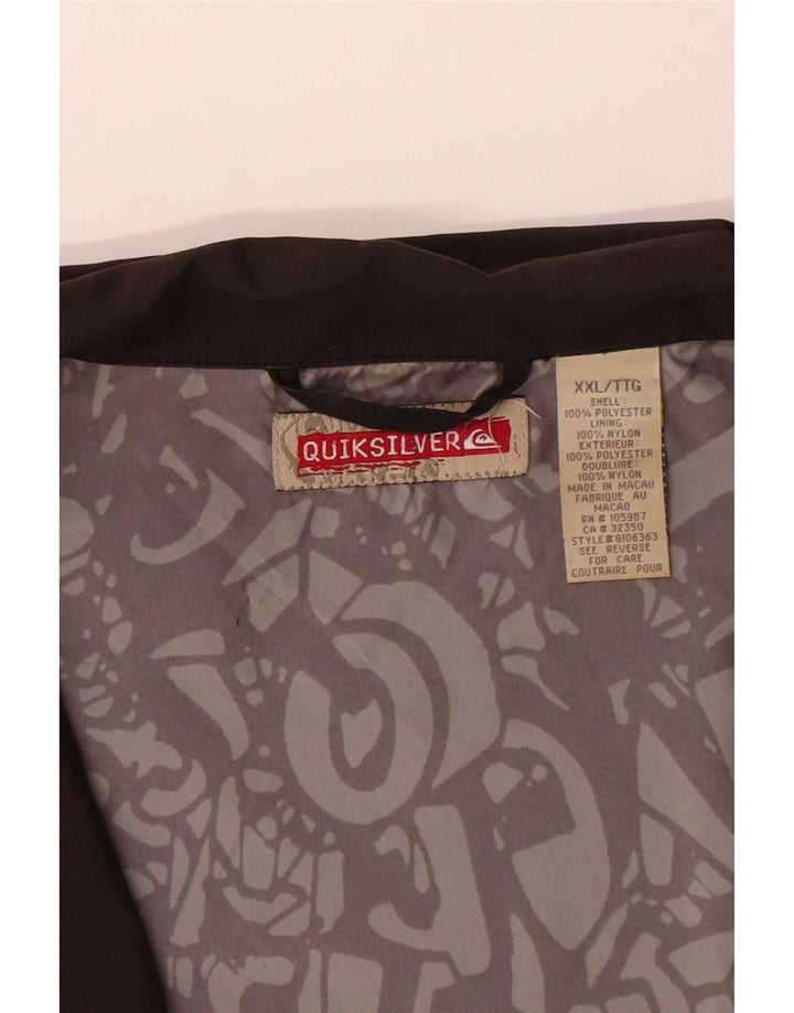 Quiksilver Veste Bomber Homme UK 44 2XL Marron Polyester