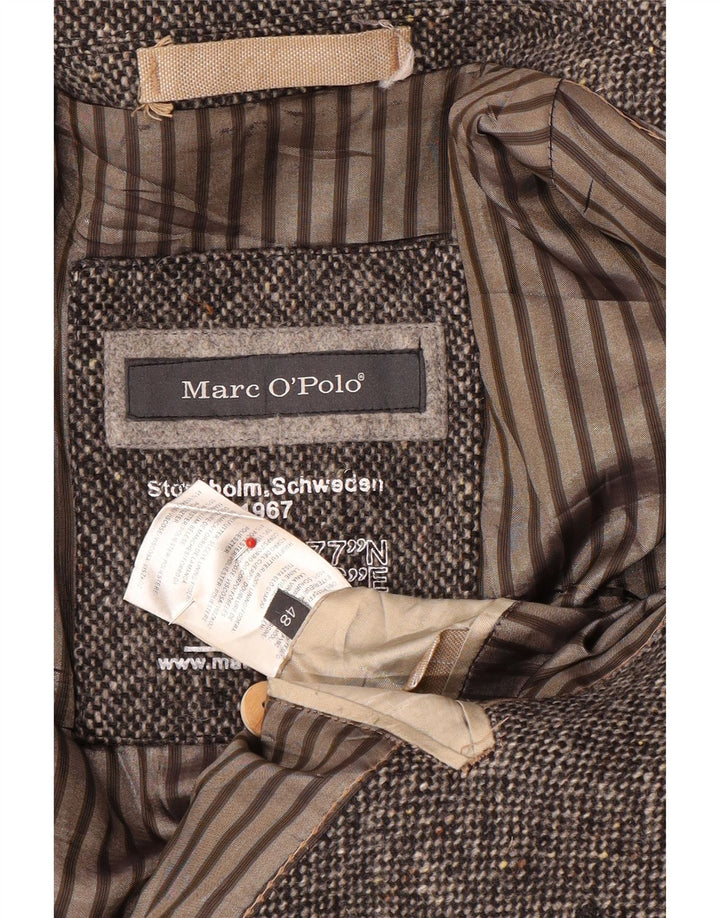 Marc O'Polo Manteau Homme UK 48 Laine Mouchetée Gris Moyen