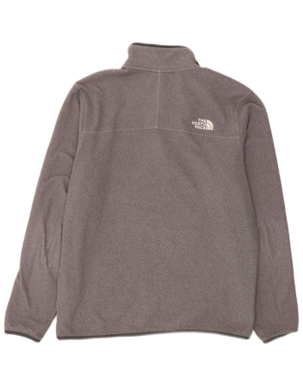 The North Face Pull polaire à col zippé pour homme Gris moyen Polyester Sports