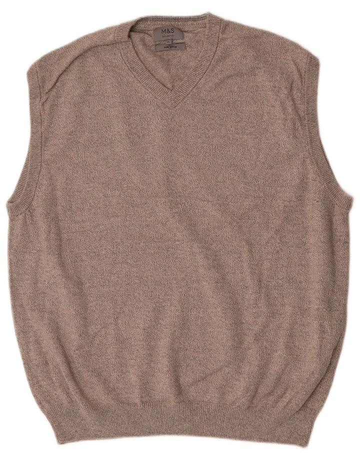 Marks & Spencer Débardeur pour homme XL en coton marron