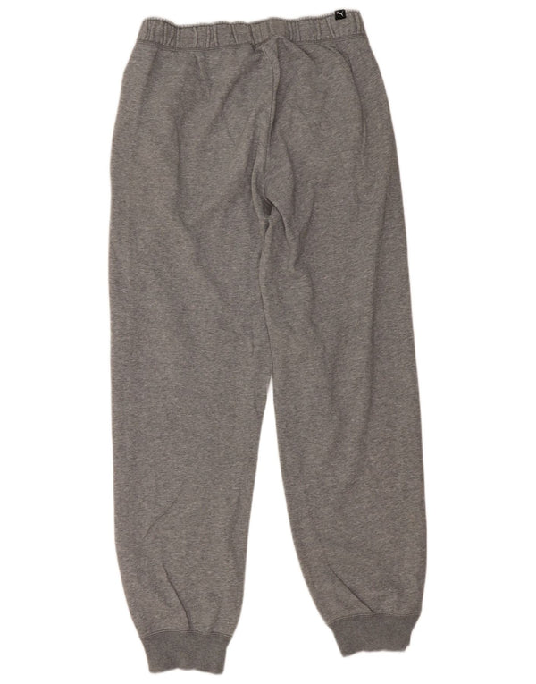 Puma Pantalon de survêtement graphique pour homme en coton moucheté Gris Taille L