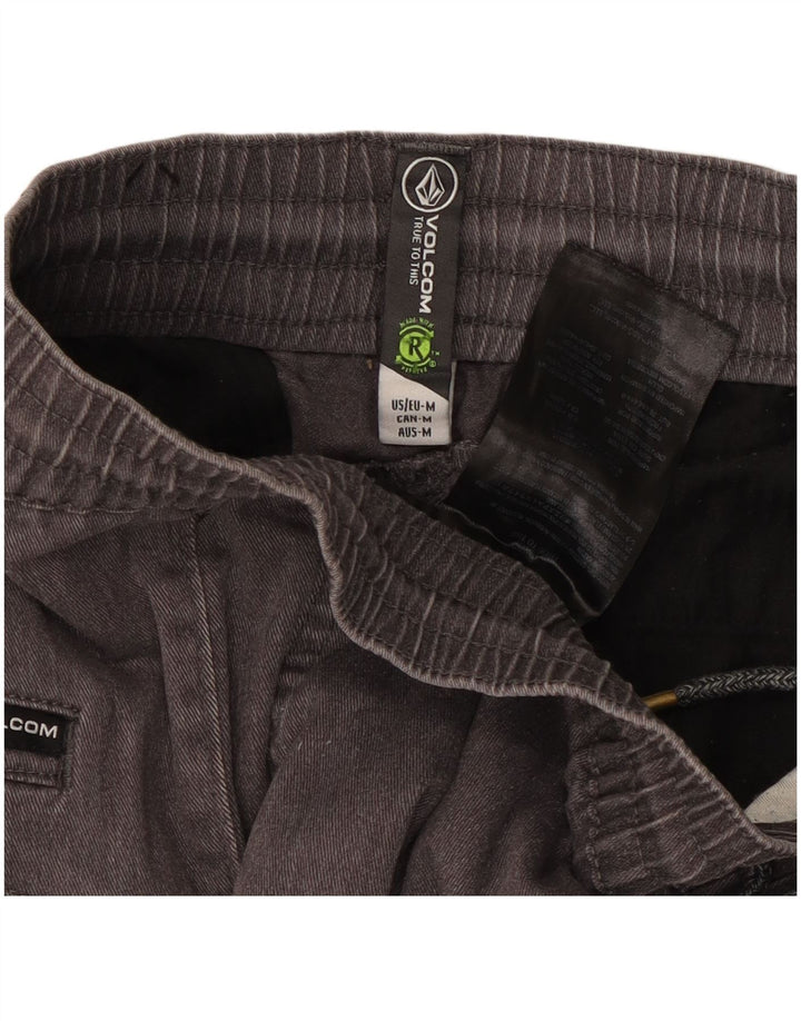 Volcom Pantalon Chino Joggers Femme Moyen W30 L27 Gris Coton