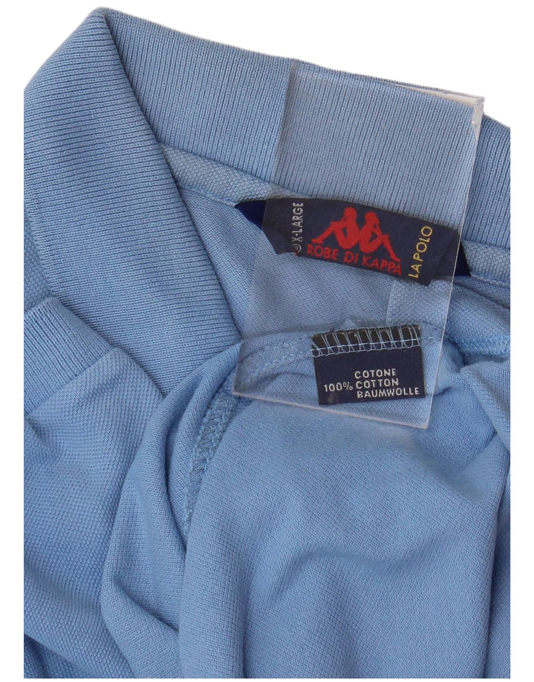 KAPPA Polo Homme XL Bleu Coton