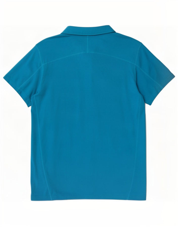 Nike Polo Dri Fit pour homme en polyester Bleu Taille L