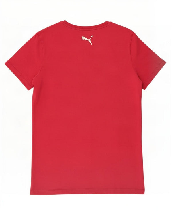 Puma T-Shirt Graphique Fille 15-16 ans Rose Coton