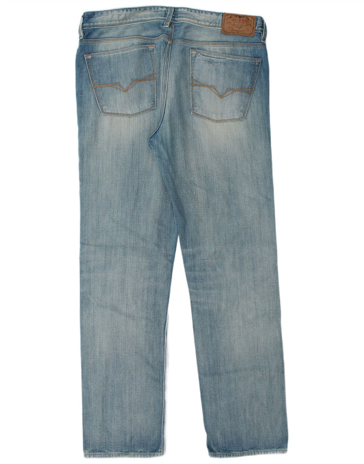 Guess Jean droit homme W36 L34 bleu coton