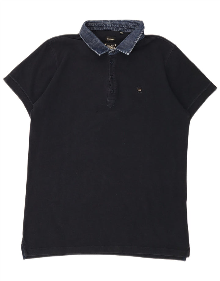 Diesel Polo Homme 2XL Bleu Marine Coton