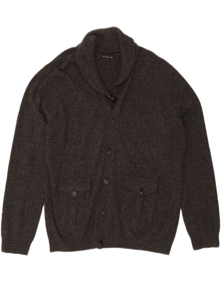 MASSIMO DUTTI Cardigan Homme Pull Large Gris