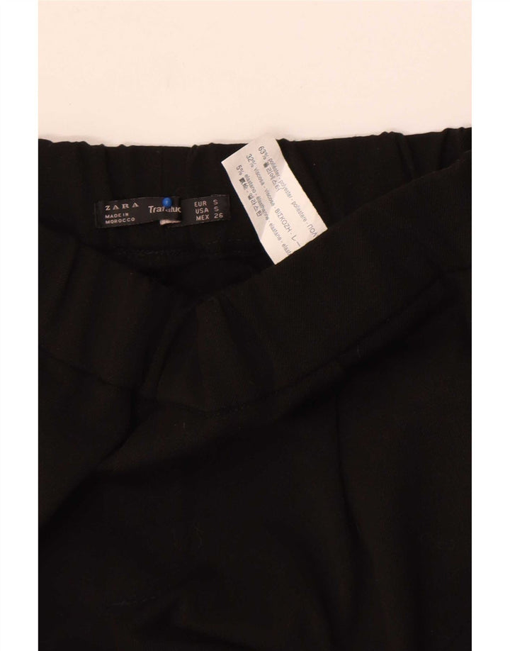 Zara Femme Pantalon De Survêtement Petit Noir Colourblock Polyester