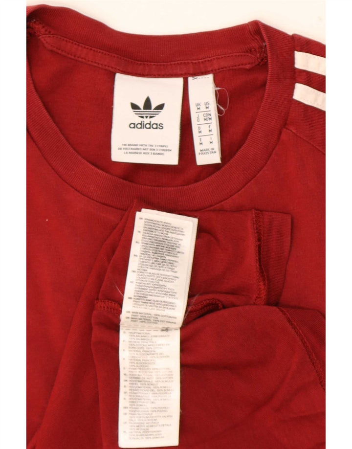 Adidas T-Shirt Homme Top Rouge Moyen Coton