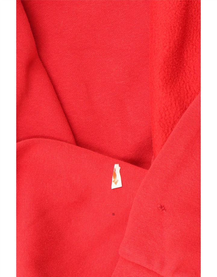 ADIDAS Sweatshirt Jumper Garçon 15-16 ans Rouge Coton