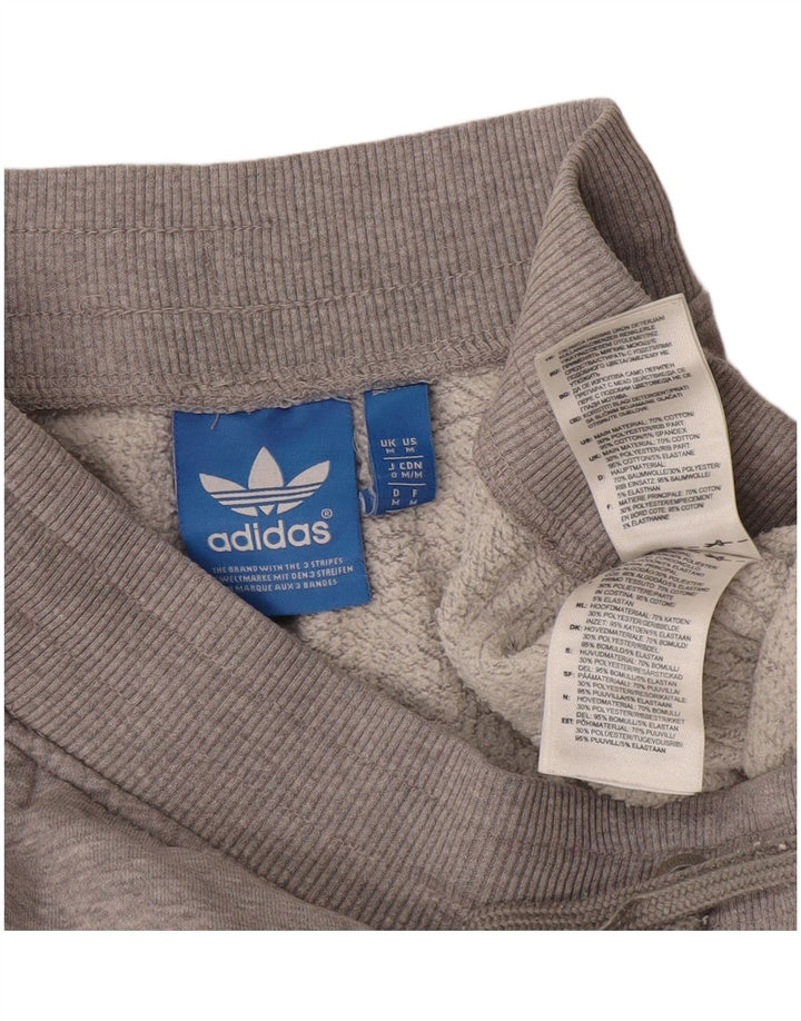 Adidas Short de sport pour homme en coton moucheté gris moyen