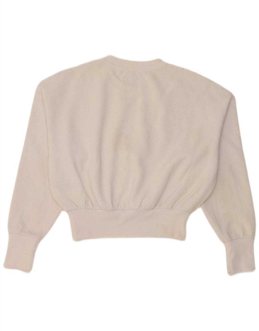 Calvin Klein Jeans Sweat-shirt surdimensionné pour femme UK 14 Blanc moyen