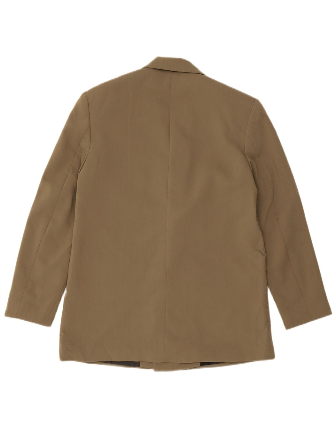 Zara Veste Blazer Double Boutonnage Homme UK 34 XS Kaki Polyester