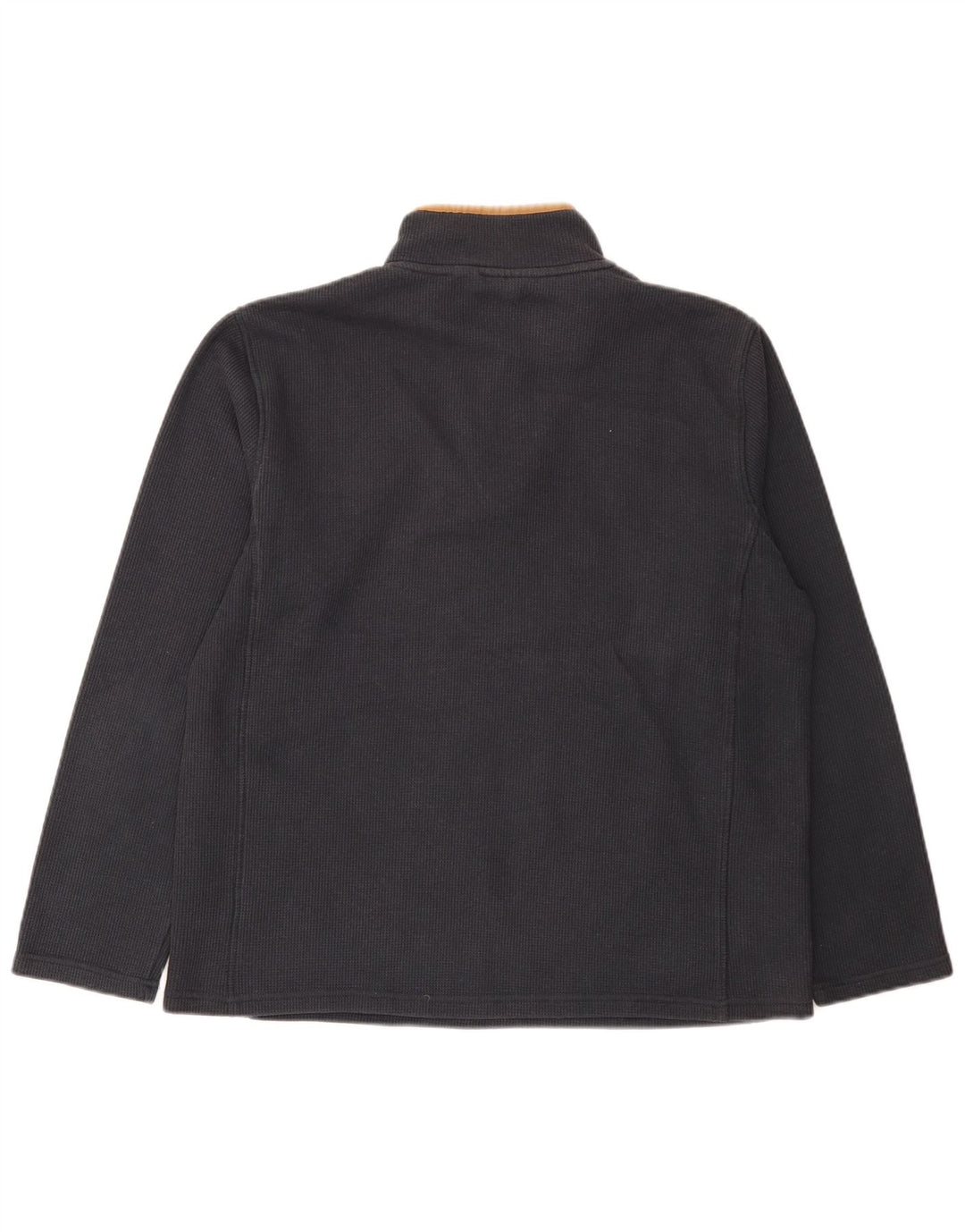 Mountain Warehouse Sweat-shirt à col zippé pour homme en coton bleu marine Taille L