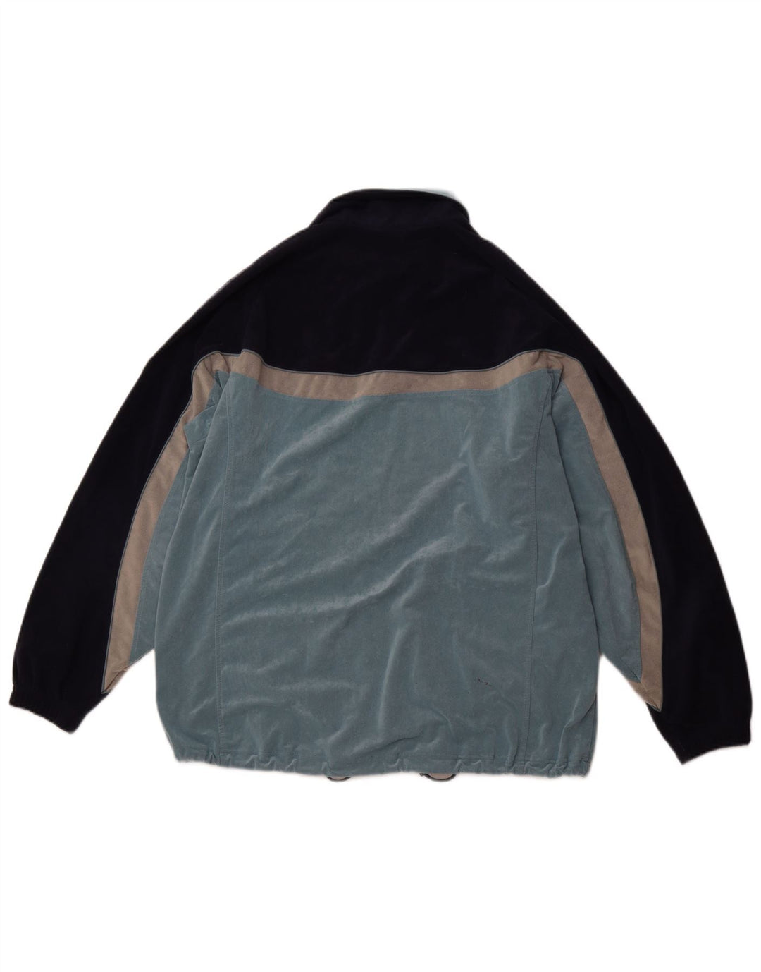 ASICS Veste de survêtement pour homme Large Bleu Colorblock Polyester Sports