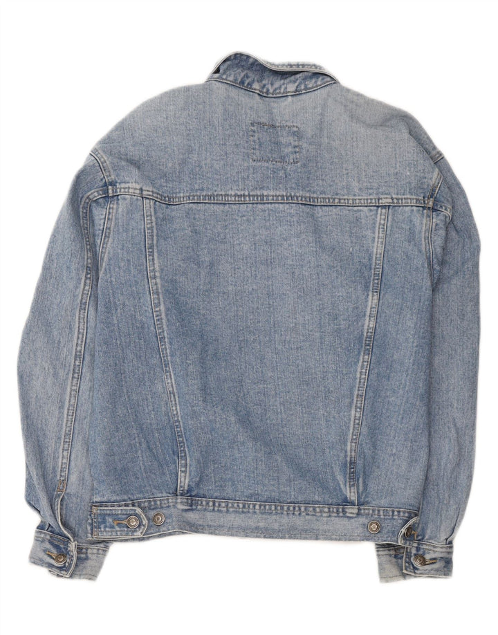 VINTAGE Mens Denim Jacket UK 36 Small Blue