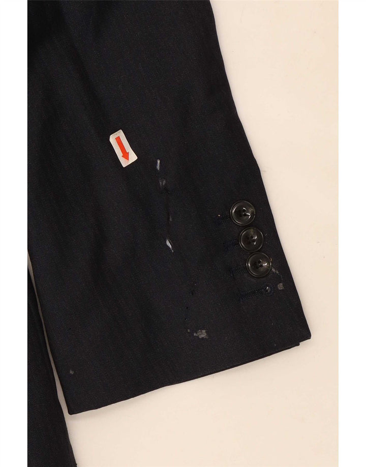 Marks & Spencer Veste blazer à 2 boutons pour homme UK 38 en laine bleu marine moyen