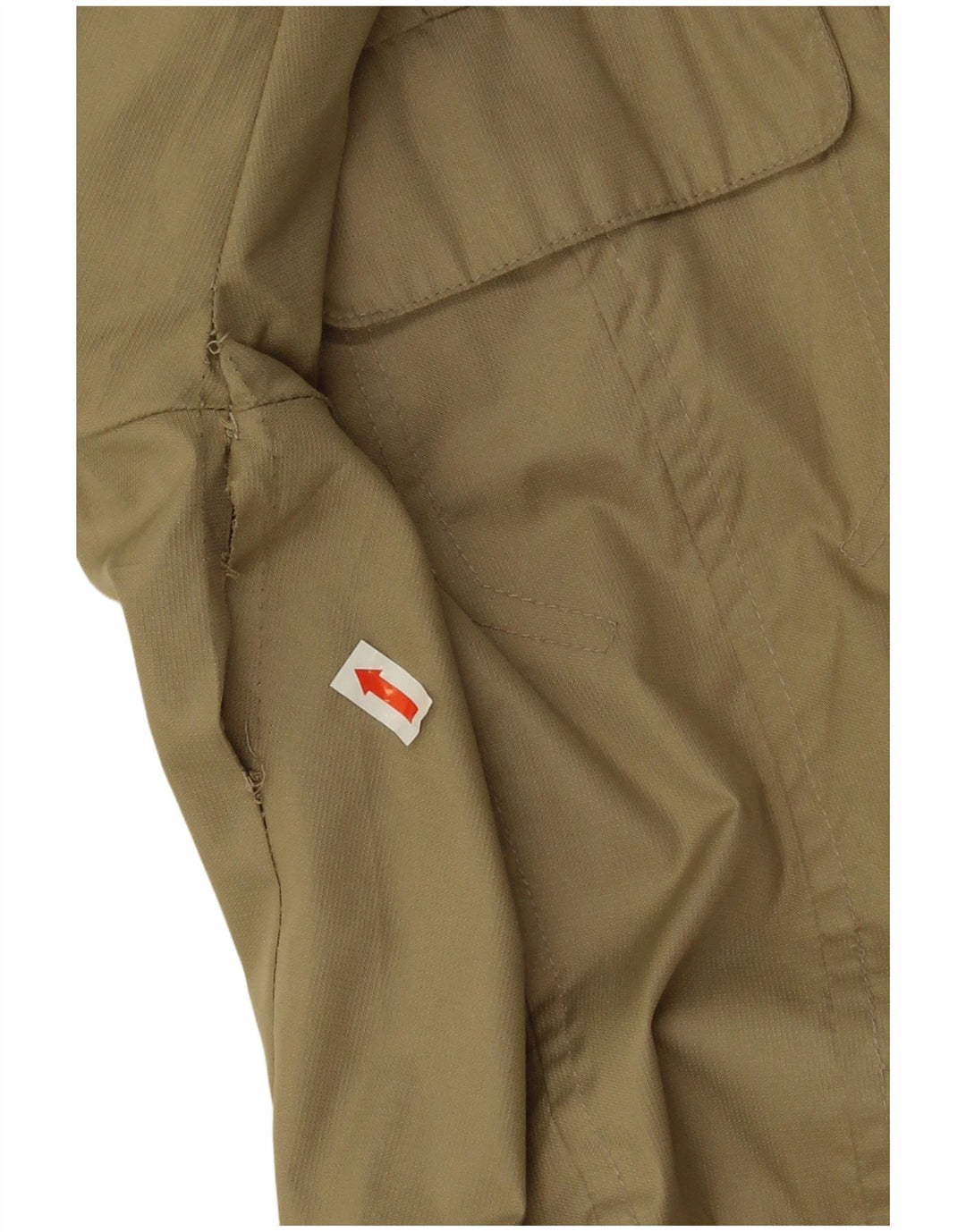 Brugi Veste utilitaire surdimensionnée pour femme UK 10 Petit Beige Polyester