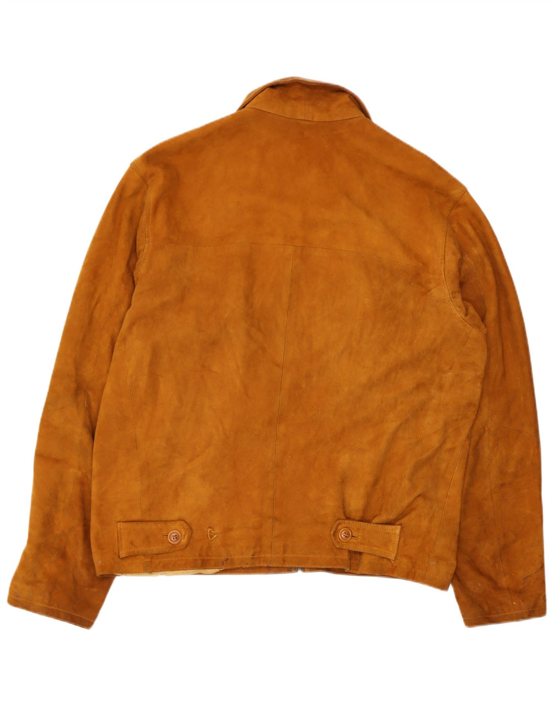 veste en daim homme vintage IT 50 grand cuir marron
