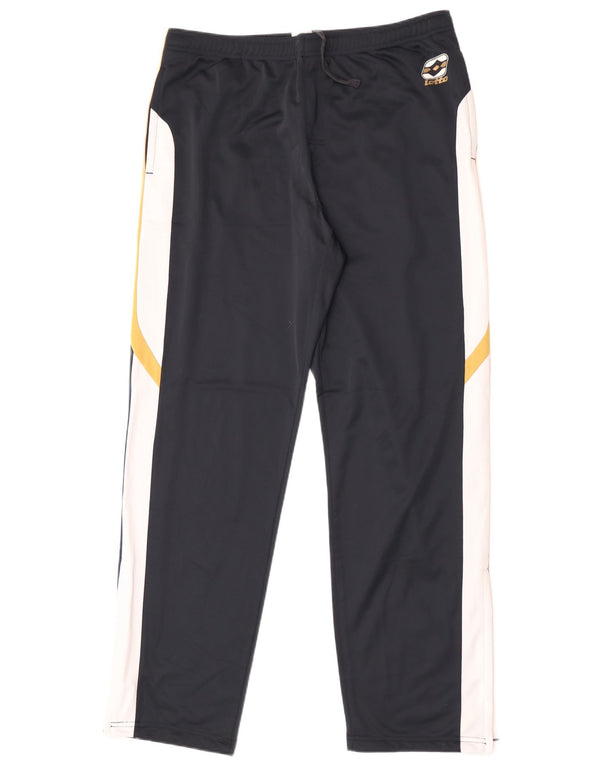 Lotto Pantalon de survêtement pour femme UK 18 XL Noir Colourblock