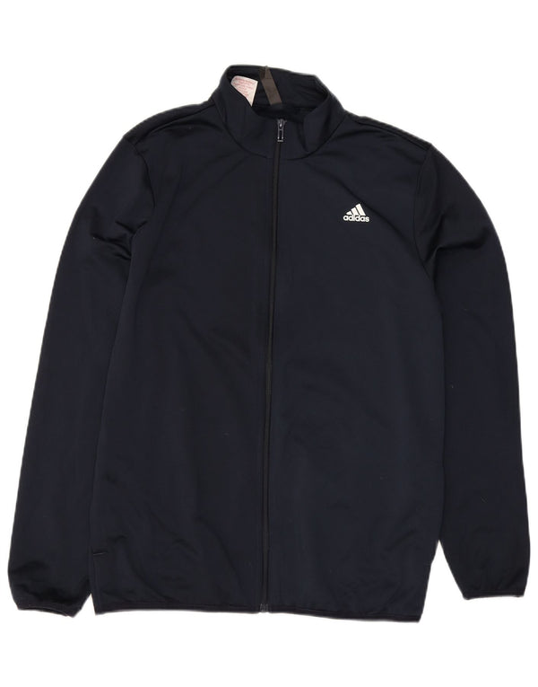 Veste de survêtement Adidas Primegreen Graphic pour garçon 15-16 ans Bleu marine