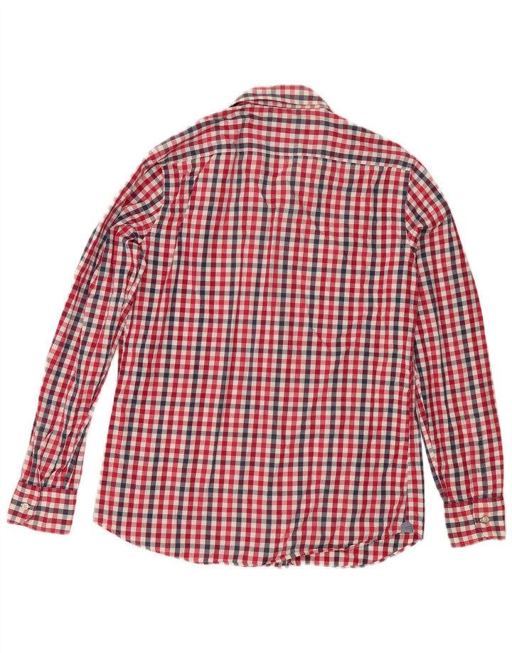 Massimo Dutti Chemise Homme Vichy Rouge Moyen