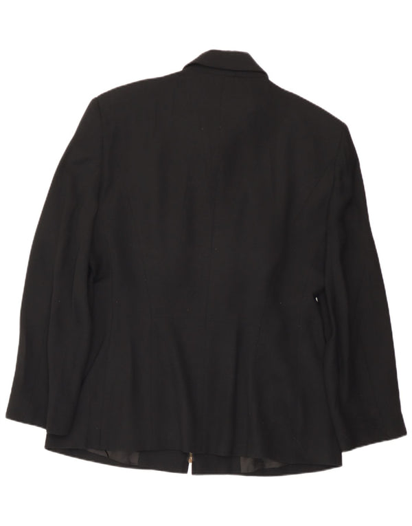 Belfe & Belfe Veste Bomber Femme IT 46 Large Laine Noire