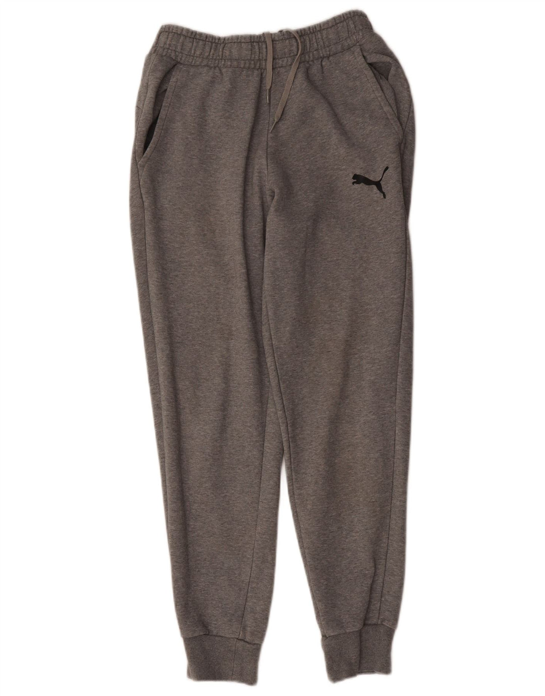 Puma Pantalon de survêtement pour femme Joggers UK 12 Gris moyen Coton