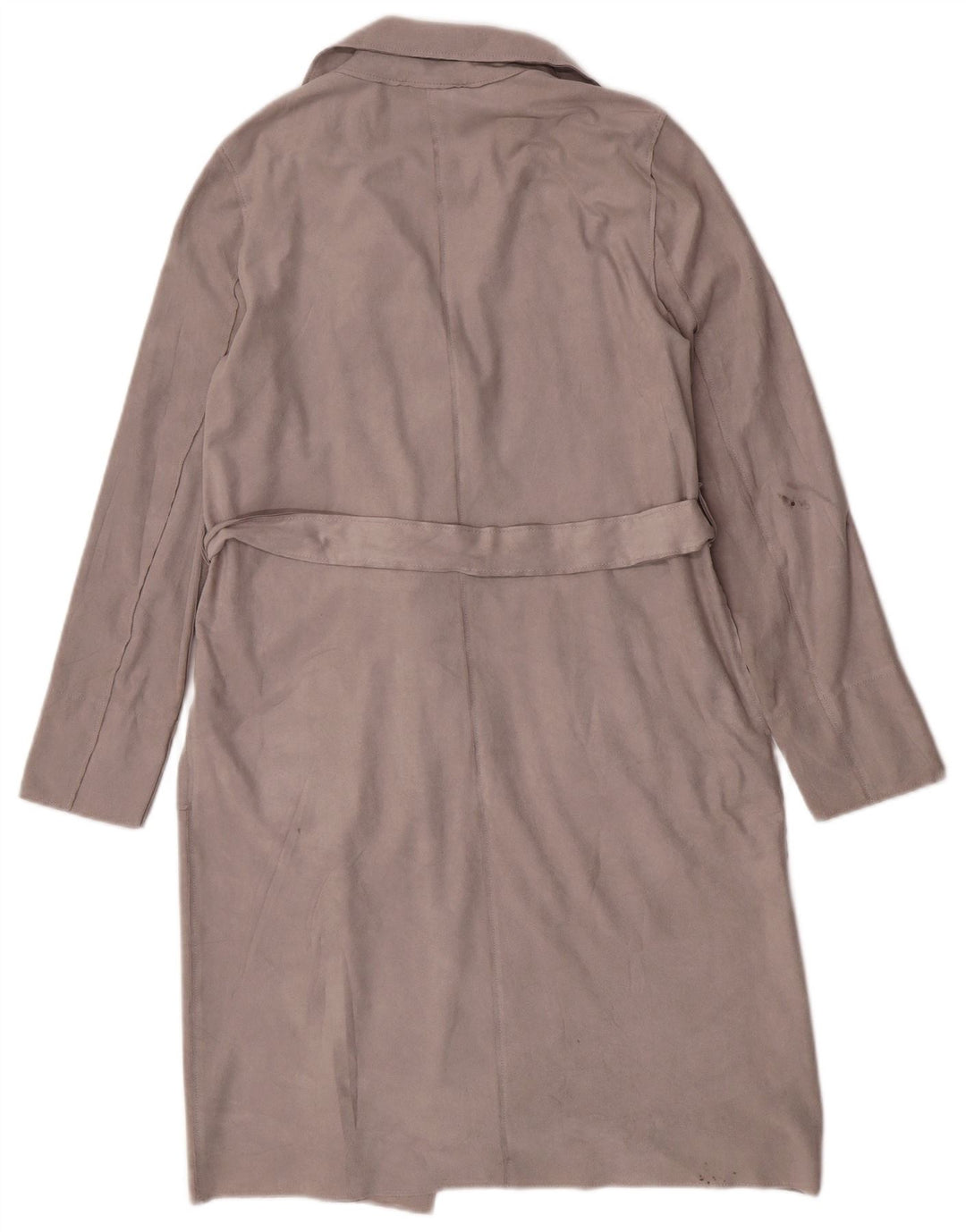 Esprit Trench-coat en faux suède pour femme UK 14 Gris moyen Polyester