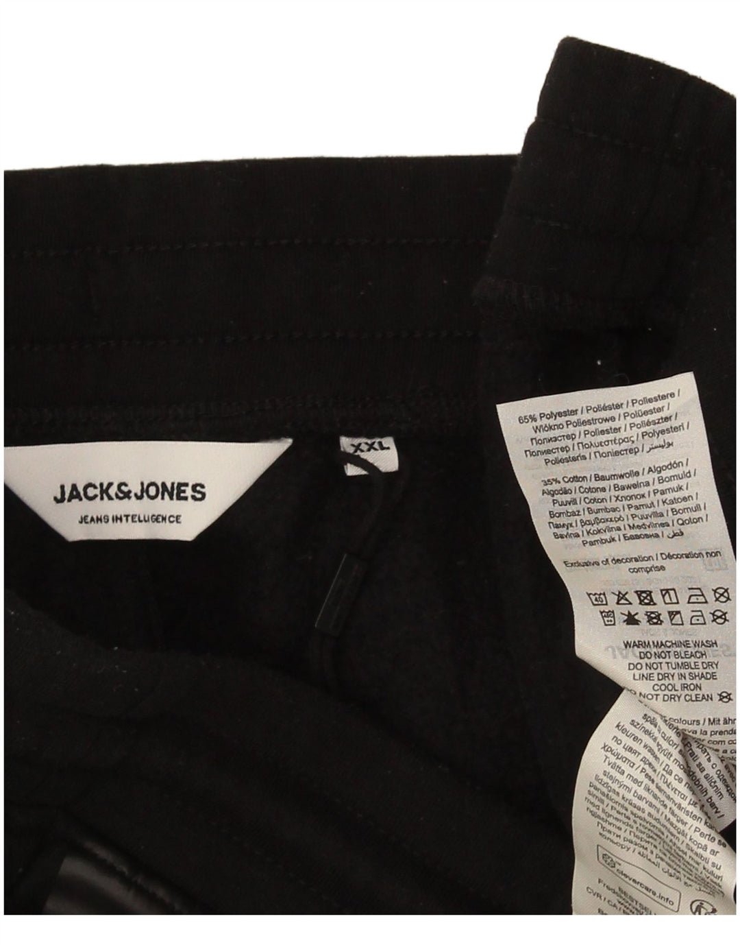 Jack & Jones Pantalon de Survêtement Homme Joggers 2XL Noir Polyester