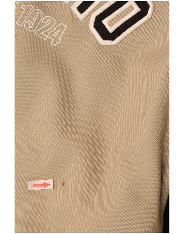 Umbro Veste coupe-vent pour femme UK 44 2XL Beige Colorblock Nylon