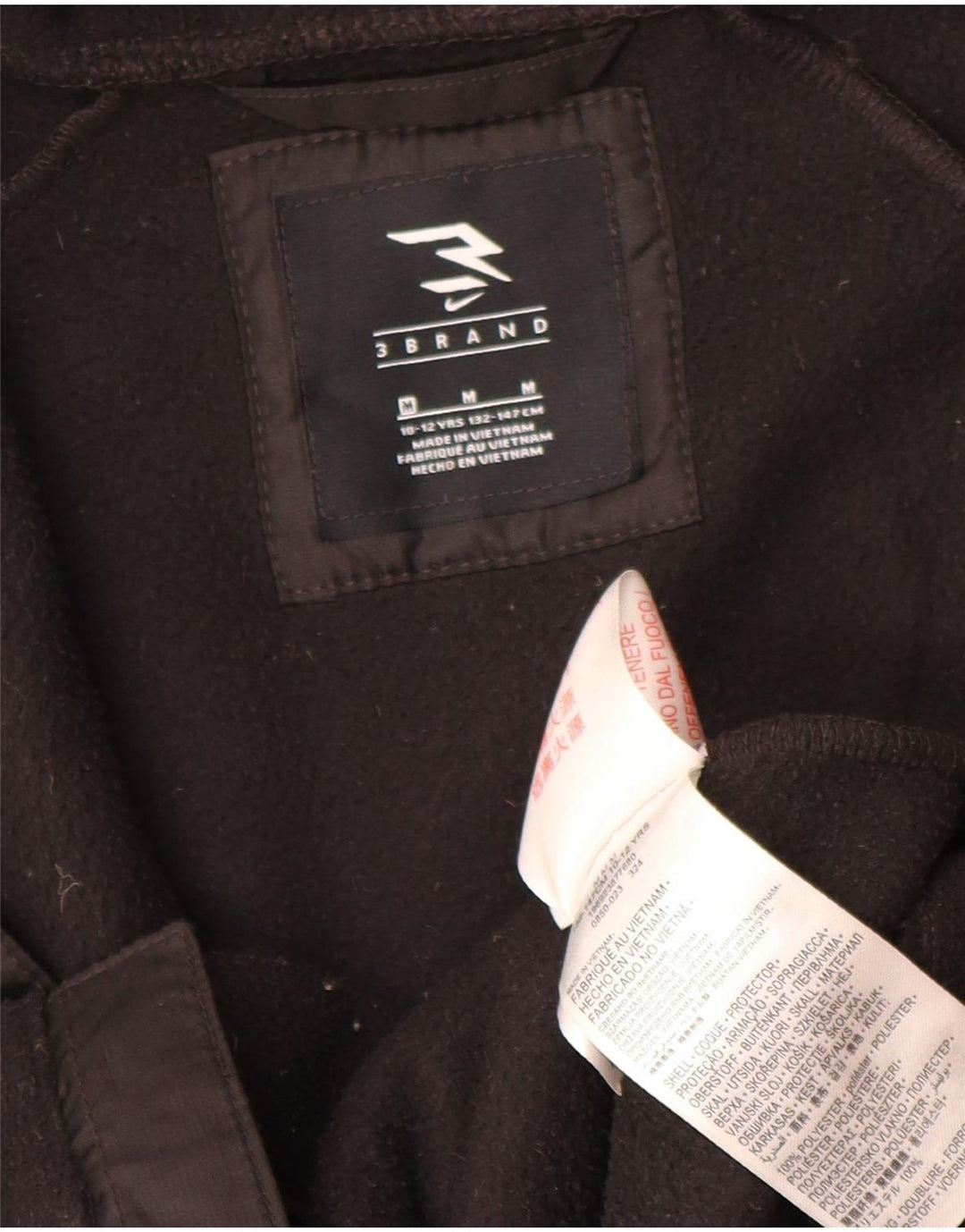 Veste polaire à capuche Nike garçon 10-11 ans noir moyen polyester