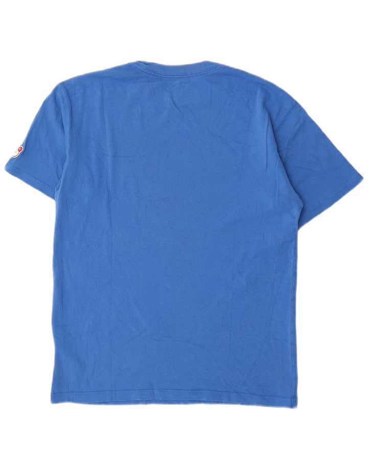 Nike T-shirt graphique pour homme, petit, bleu, coton