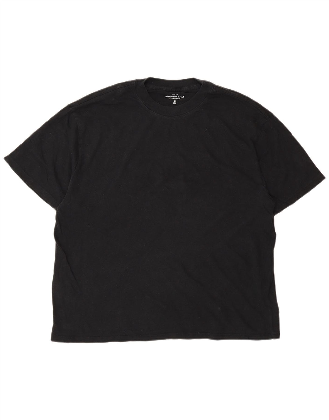 Abercrombie & Fitch T-shirt pour homme en coton noir moyen