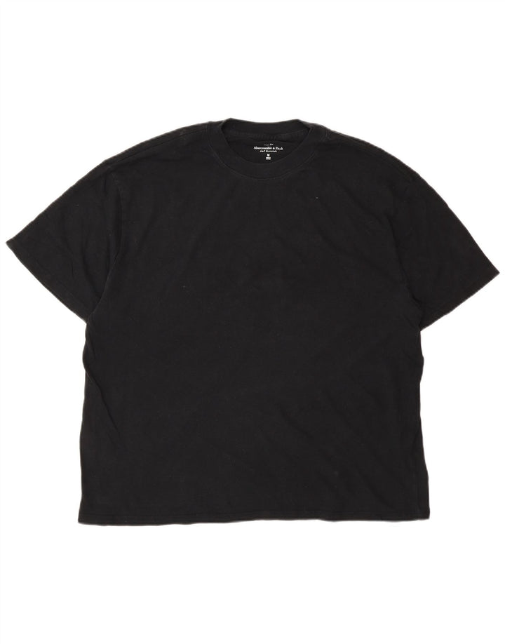 Abercrombie & Fitch T-shirt pour homme en coton noir moyen
