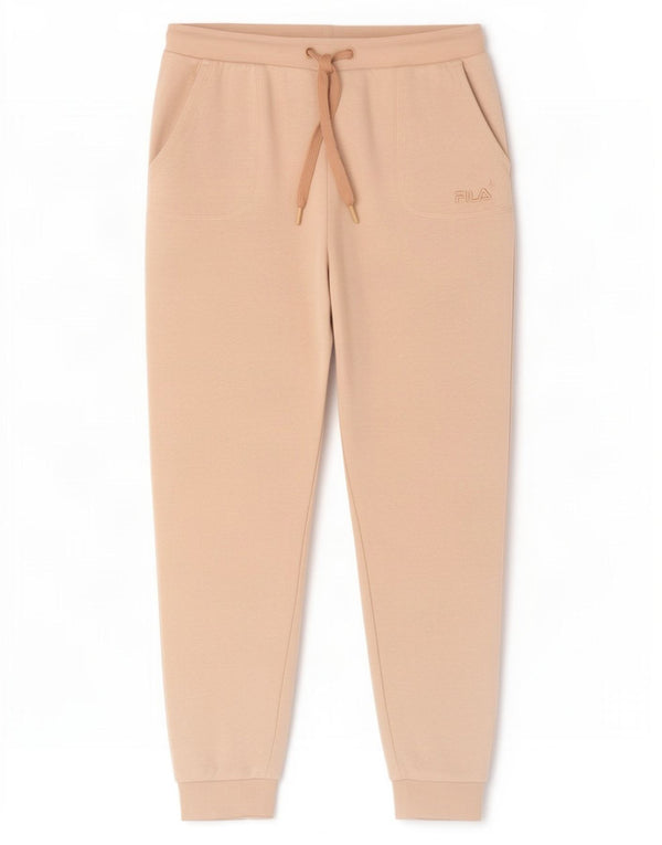 Fila Pantalon de survêtement pour femme Joggers UK 12 Coton beige moyen