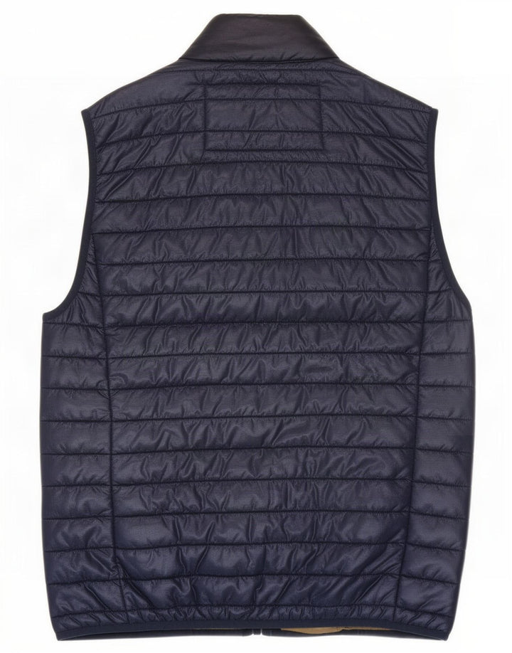 J. Crew Gilet rembourré pour homme UK 36 Small Bleu marine Nylon