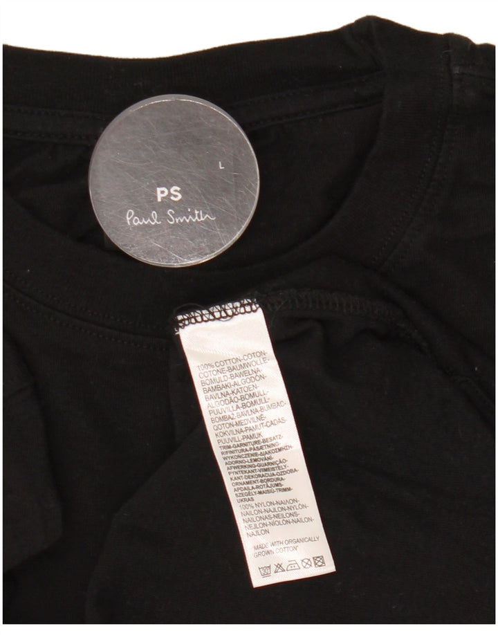 Paul Smith T-Shirt Homme Haut Large Noir Coton